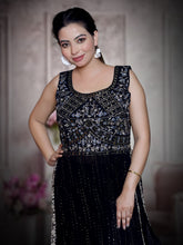 Elegant Black Festive Salwar Suit
